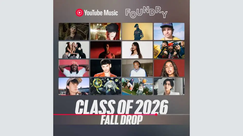 YouTube Unveils Foundry’s Fall Class of 2026: Underscores, Zeina and 14 More